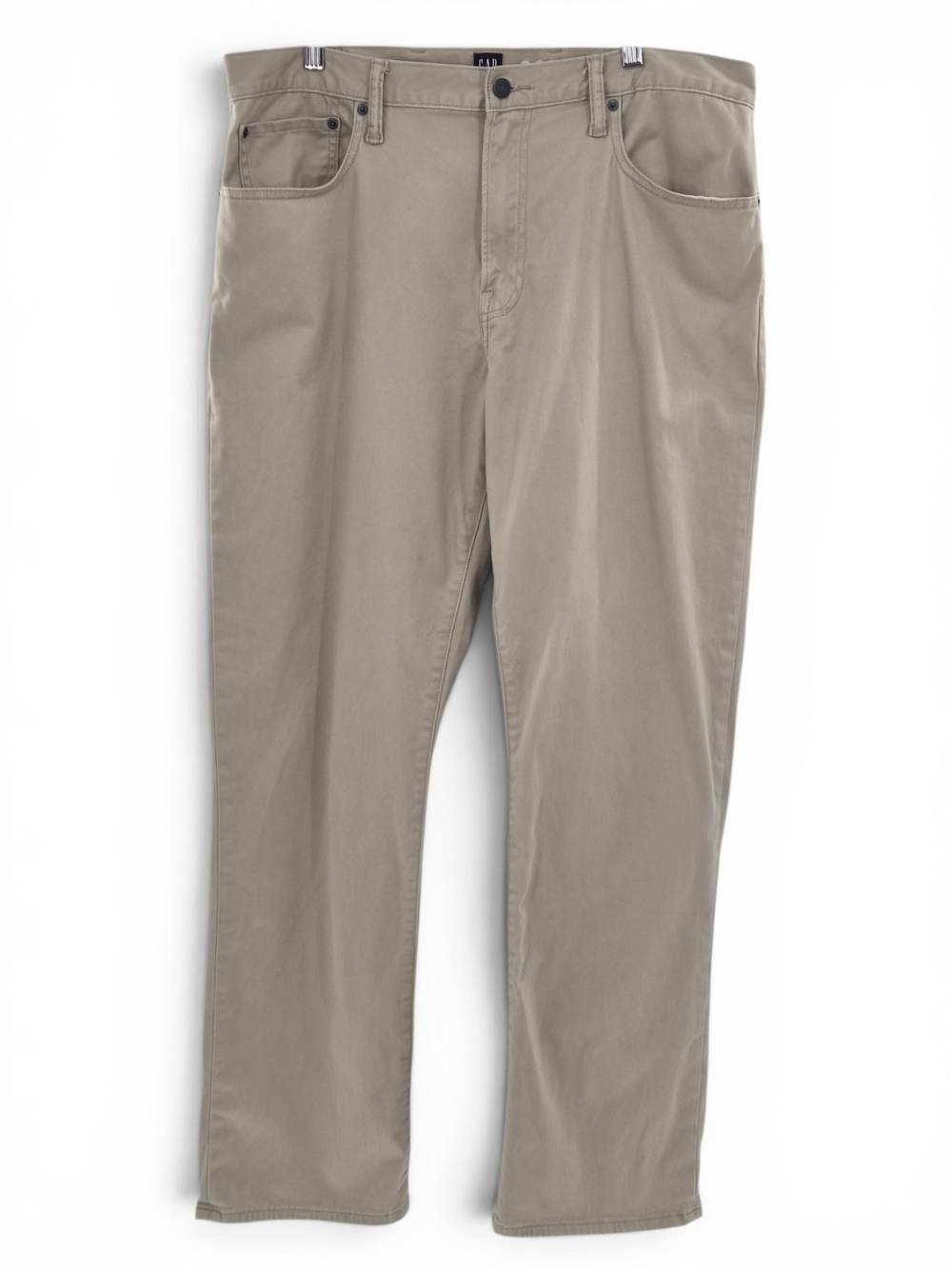 GAP Men's Khaki Straight Leg Pants 36x32 Stretch Cotton Golfcore Coastal Grandpa